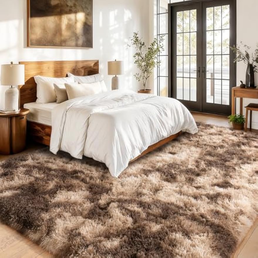 Thick Plush Shaggy Indoor Area Rug