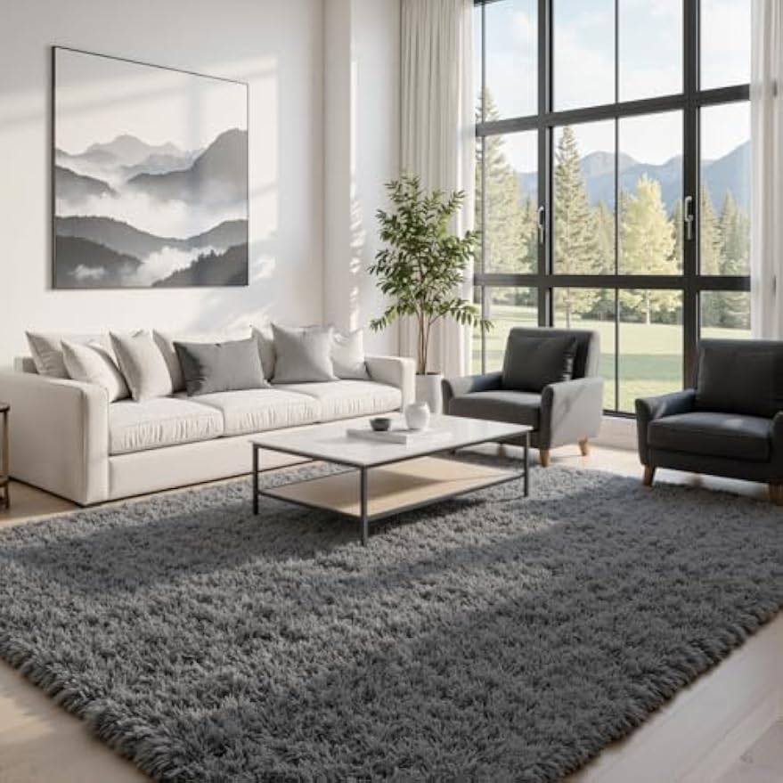 Thick Soft Plush Shaggy Area Rug
