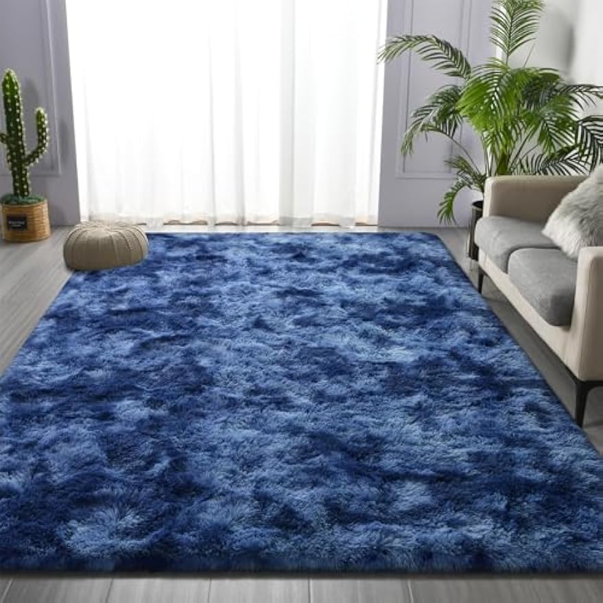 Large Washable Plush Shaggy Area Rug