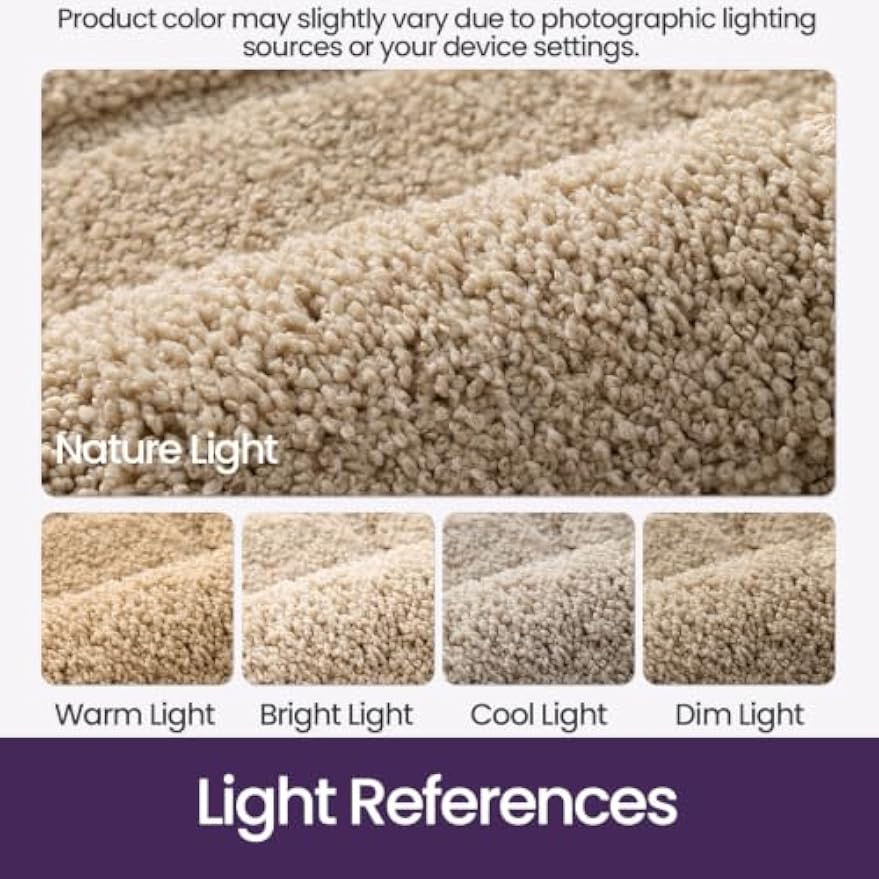 Soft Absorbent Non‑Slip Washable Bathroom Rug