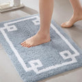 Plush Cotton Absorbent Non‑Slip Bathroom Bath Rug