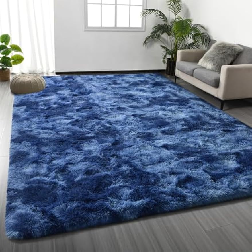 Large Washable Plush Shaggy Area Rug