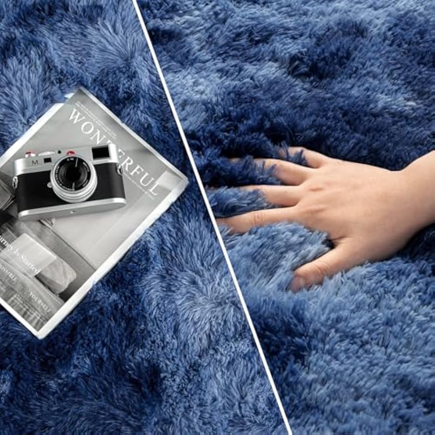 Large Washable Plush Shaggy Area Rug