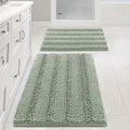 Chenille Non‑Slip Bathroom Rug 2‑Piece Set