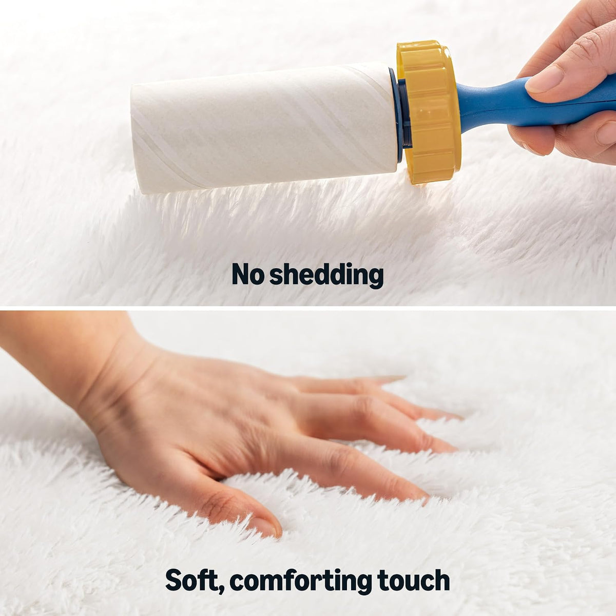 Fluffy Washable Shaggy Indoor Area Rug