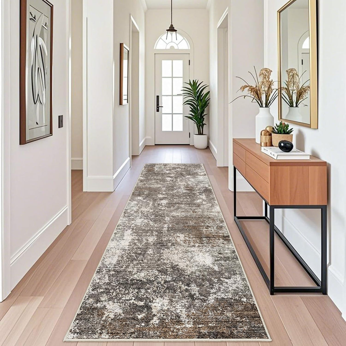 Washable Non‑Slip Long Hallway Runner Rug