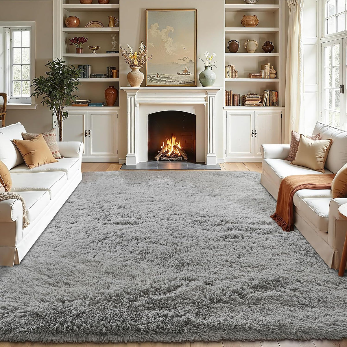 Soft Flush Plush Indoor Shaggy Rug