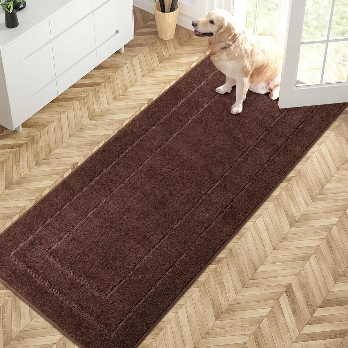 Waterproof Washable Non‑Slip Hallway Runner Rug