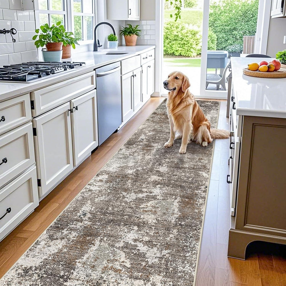 Washable Non‑Slip Long Hallway Runner Rug