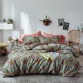 Vintage Cotton Floral Queen Bedding Set
