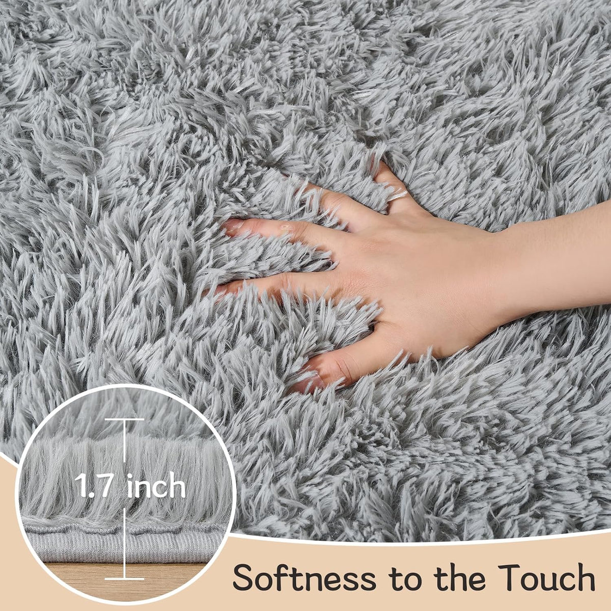 Soft Flush Plush Indoor Shaggy Rug