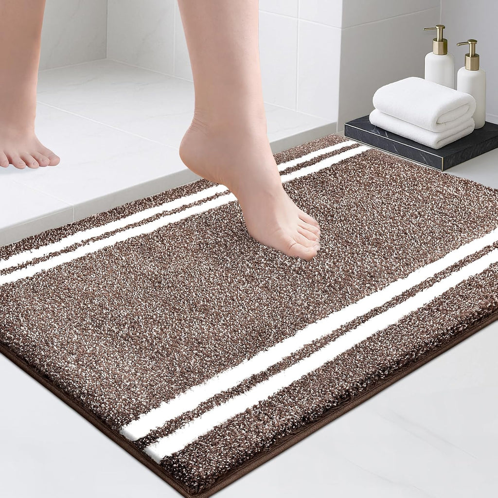 Absorbent Non‑Slip Washable Bathroom Bath Mat