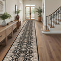 Farmhouse Washable Non‑Slip Runner Rug