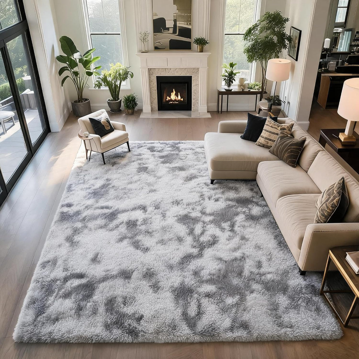 Large Soft Plush Indoor Shaggy Area Rug